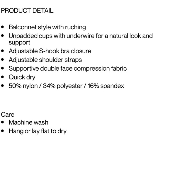 Black Balconet Bikini Top - Picture 5 of 6